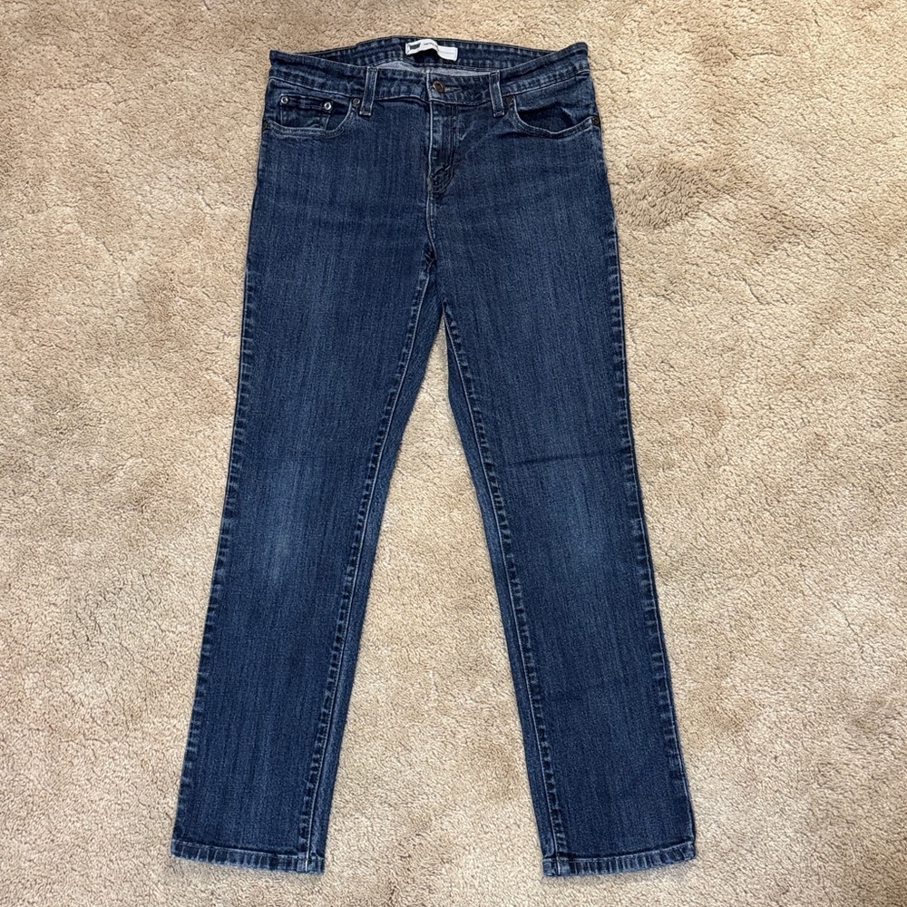 Levi’s mid rise skinny jeans